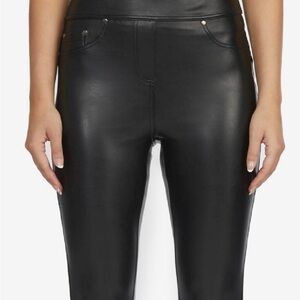 Laundry By Shelli Segal Black Faux Leather Leggings
